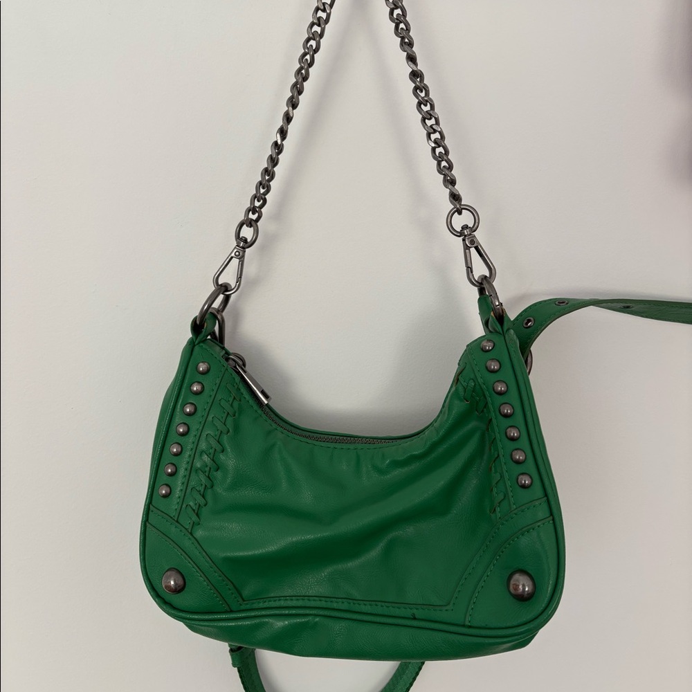 Green Shoulder Purse